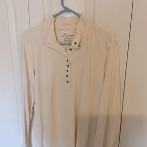 Natural Reflections mock turtleneck top